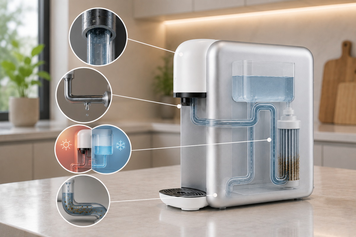 Why Water Can Become Stagnant in Water Dispensers (And How Modern Systems Prevent It)