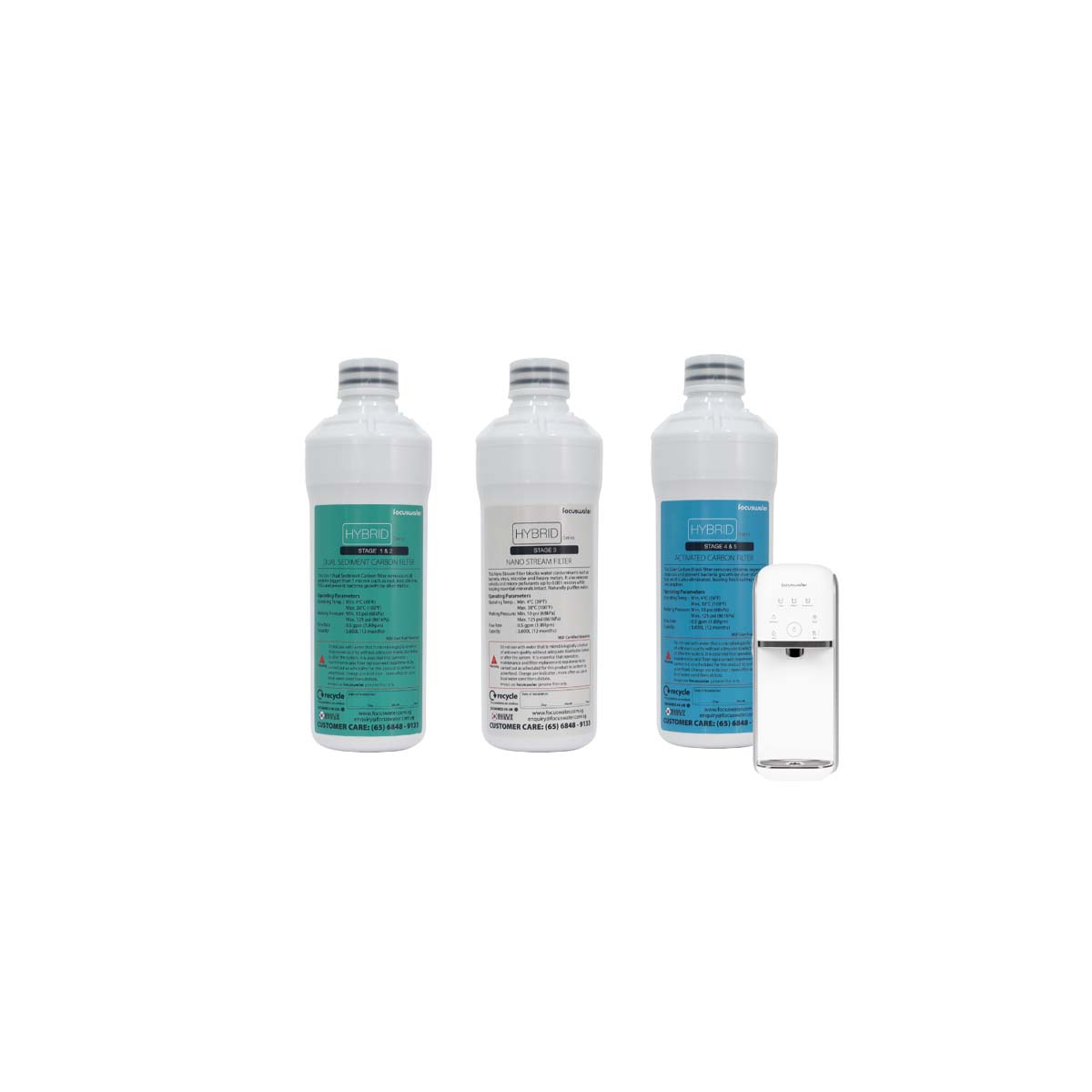REPLACEMENT FILTER - NON-ALKALINE WATER (HYBRID)