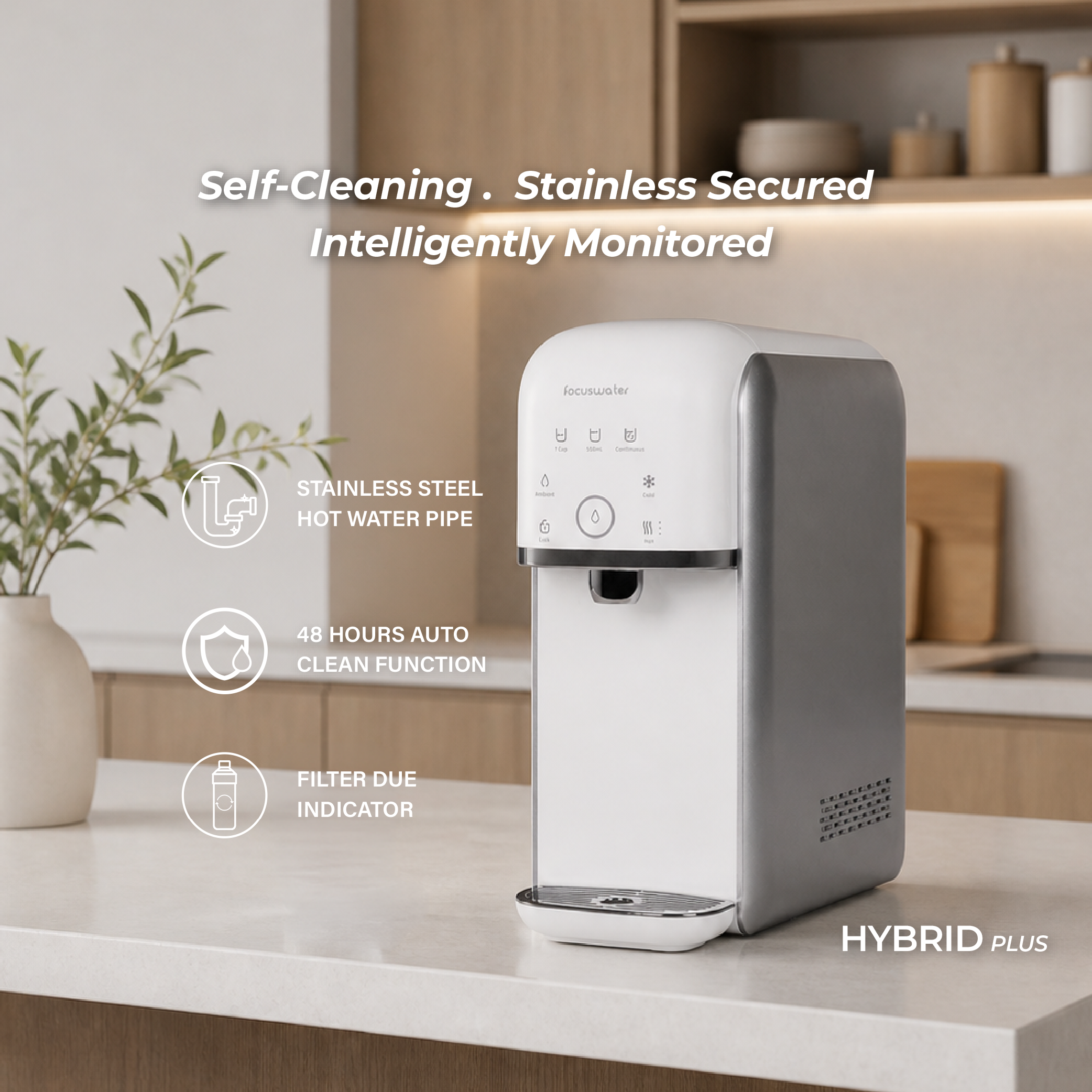 HYBRID PLUS INSTANT HOT AND COLD WATER DISPENSER